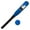Blue, variant on Franklin Sports MLB Kids Foam Baseball Bat + Ball Set - Jumbo Oversize Toy Bat + Foam Ball for Kids + Toddlers - Red - 24"