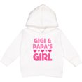 thumbnail image 2 of Inktastic Gigi and Papa Girl Cute Granddaughter Toddler Hoodie, 2 of 4