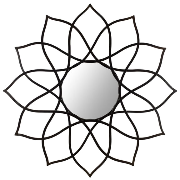 Safavieh Flower Power Coffee Bronze 36-inch Decorative Mirror - 36" x 1" x 36"