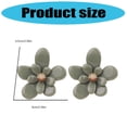 thumbnail image 3 of Vibrant Floral Acrylic Studs Earrings Lightweight Hypoallergenically Jewelry Gift for Women, 3 of 16