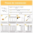 thumbnail image 4 of Barras de Cortina para Ventanas de 32 a 144 Pulgadas, Barra de Cortina con Tapas Decorativas, Juego de Barras de Cortina con Soportes, Estirable y Facil de instalar (32-144&rdquo;) (dorado, 32-144, 4 of 8