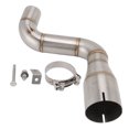 thumbnail image 2 of Tubo Central De Escape De Motocicleta, Conector De Tubo De Conexión De Escape Para Tubos De Escape De 51 Mm, 2 of 7
