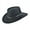 black, variant on Men's Hawk Crushable Felt Western Fashion Hat Black Small