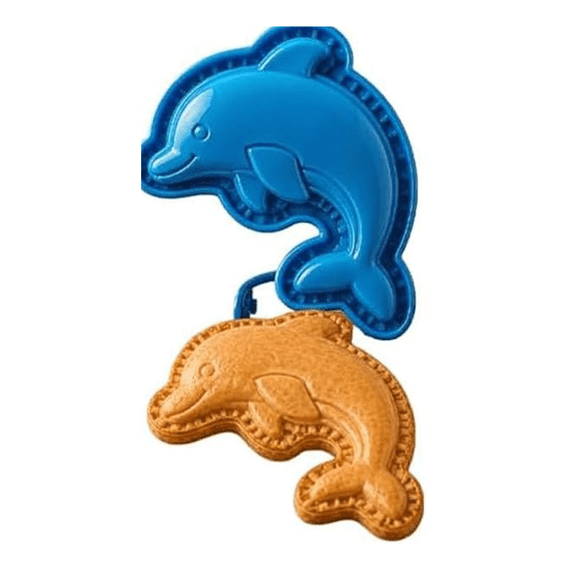 Ocean Filled Pie Press Collection Mini Ocean Life Pie Molds,C