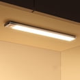 thumbnail image 1 of Luz debajo del gabinete Iluminación del gabinete de cocina Luz nocturna con sensor de movimiento 3 modos de color Iluminación regulable recargable Tira LED para armario de cocina Armario Escaleras, 1 of 6