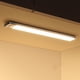 thumbnail image 1 of Luz debajo del gabinete Iluminación del gabinete de cocina Luz nocturna con sensor de movimiento 3 modos de color Iluminación regulable recargable Tira LED para armario de cocina Armario Escaleras, 1 of 6