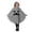 Grey, variant on LILIYA Halloween Party Outfit Cloak, Hooded Skeleton Cape Cos Wear Spooky Ghost Print Irregular Lightweight for Children Trick-or-Treating Gatherings