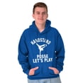 thumbnail image 4 of Handstand Posse Lets Play Gymnastics Men Big & Tall Graphic Hoodie Brisco Brands 3X, 4 of 6