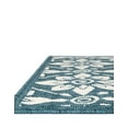 thumbnail image 6 of Unique Loom Outdoor Trellis Collection Area Rug - Tiles (5' 1" x 8' Rectangle Navy Blue/Ivory), 6 of 8