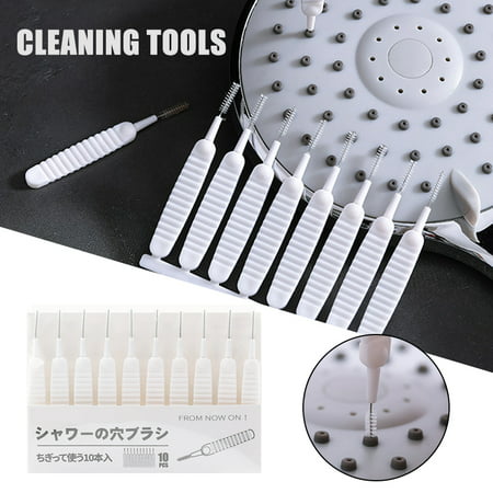 

Mini Nylon Brush Set with 10 PCS Multifunction Easy Operation Durable Convenient Long Lasting for Bathroom