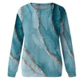 thumbnail image 3 of Long Sleeve Tops O Neck Loose Pullover Women Graphic Sweatshirts Comfy Retro Tops Daily Tops Tunic Sweatshirts, 3 of 5