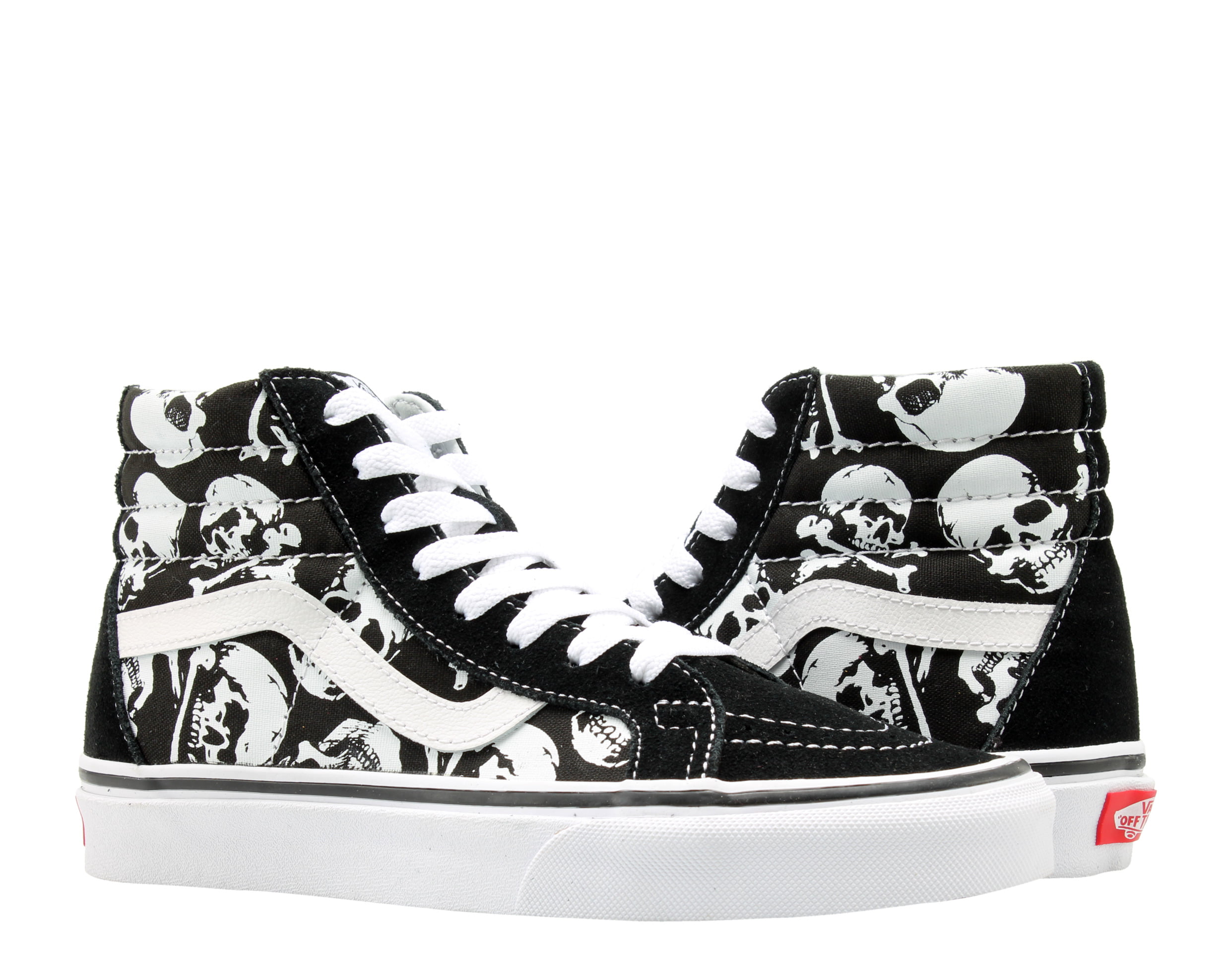 D-Story Custom Skull High Top Shoes for Men Canvas Shoes Fashion Sneaker