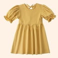 thumbnail image 4 of Bigetiay Girls Summer Dresses Fashionable Casual Wear for Kids Outdoor Party Daily Outfit, Size 4-5 Years, 4 of 5