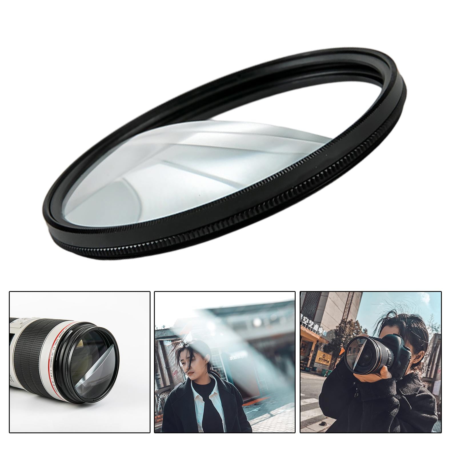 77mm Split Field filter2 Diopter Optical Glass Filters Creates