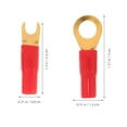 thumbnail image 2 of OFFIGAM 20Pcs Crimp Terminals Connectors Copper Material for Car Audio Wire Terminals, 2 of 6