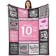 thumbnail image 1 of LHSHID Gifts for 14 Year Old Girl Birthday Gifts for 14 Year Old Girl Blanket 14 Year Old Girl Birthday Gifts14 Year Old Girl Gift Ideas 14th Birthday Decorations for Girls Throw Blanket 50"x60", 1 of 7