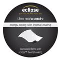thumbnail image 4 of Eclipse Absolute Zero Velvet 100% Solid Blackout Home Theater Curtain Panel, Black, 50x84, 4 of 7