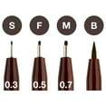 thumbnail image 5 of Faber-Castell PITT Artist Sepia Pen Set, Superfine, Fine, Medium & Brush, 5 of 5