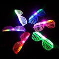 thumbnail image 4 of HJJLRH LED Glasses Party Favors Light Up Glasses, Glow Sticks Glasses Neon Sunglasses, Glow In The Dark Party Supplies Accessories for Kids Adult, Birthday Wedding Pool Fiesta, 4 of 5