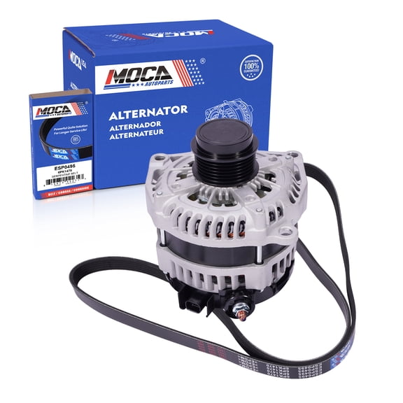 MOCA AUTOPARTS New Alternator w/ Belt Fit for 2016-2023 Chevrolet Camaro 6.2L & 2016-2019 Cadillac CTS 6.2L