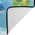 thumbnail image 4 of Coolnut Funny Cartoon World Map Area Rug, 4'x5' Pet & Child Friendly Carpet for Living Room Bedroom Dining Room,Indoor Outdoor Soft Rug Washable Non Slip Comfortable Area Rug, 4 of 6