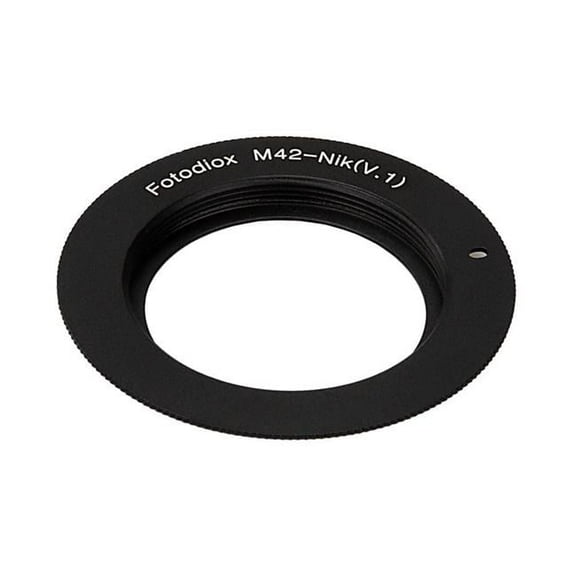 Fotodiox M42-NikF-V2 Lens Mount Adapter for M42 Type 2 Screw Mount SLR to Nikon F Mount