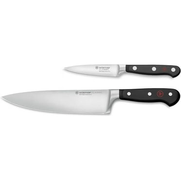 WÜSTHOF Classic 2-Piece Chef's Knife Set, Black