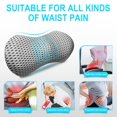 thumbnail image 4 of Memory Foam Lumbar Pillow For Low Back Pain Relief, Ergonomic Streamline Lumbar, 4 of 5