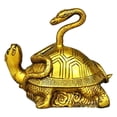 thumbnail image 2 of Estatua de tortuga serpiente de Feng Shui chino, decoración para hogar de latón, atracción de , de buena , adorno de para la BLESIY Estatua de la tortuga serpiente, 2 of 8