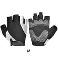 thumbnail image 3 of Soidarity 2 piezas de guantes de ciclismo resistentes al desgaste para mujer, herramientas antideslizantes para montar, verano, transpirables, a prueba de Ciclismo Gris blanco METRO Soidarity OD026171-10, 3 of 6