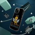 thumbnail image 4 of DistinctInk Clear Hybrid Case for Apple iPhone 15 Pro (6.1" Screen) - Mother Is Angel In Disguise - Shockproof Protection, 4 of 9