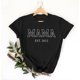 thumbnail image 2 of Camiseta Penkiiy para mamá Mujer Mamá Vida Tees Gráficas Casual Lindas Tops Día de la Madre para mamá 2XL Negro, 2 of 5