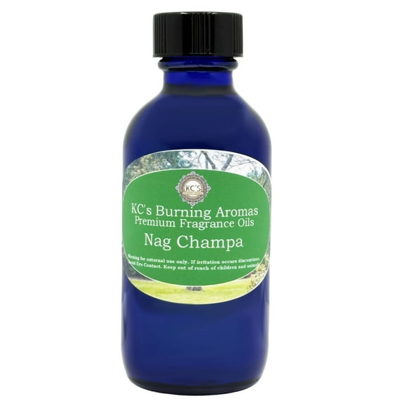 KC's Home Fragrances & Crystals Premium Fragrance Oil, Nag Champa, 2 fl oz