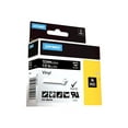 thumbnail image 4 of DYMO Rhino Coloured Vinyl - Vinyl - permanent adhesive - white on black - Roll (0.5 in x 18 ft) 1 cassette(s) tape - for DYMO ILP219; Rhino 4200, 5000, 5200, 6000; RhinoPRO 3000, 5000, 6000, 6500, 4 of 4