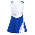 thumbnail image 2 of YONGHS Kids Girls Dance Outfits Tennis Sport Uniform Sequins Dress Shorts  2Pcs Set 4-14, 2 of 7