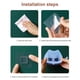 thumbnail image 4 of PP Animal Forma Caja Doble Capa Doble Funda Lavable Lavable Drenaje Lava Inodoro Almacenamiento Bandeja Accesorios Con Cola Azul Azul Azul Azul Methold HA011952-03, 4 of 7