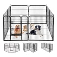 thumbnail image 2 of Pal Portable Outdoor and Indoor Metal Black Pet Fence, 2 of 8