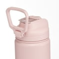 Mainstays 24 fl oz Pearl Blush Solid Print Insulated Stainless Steel