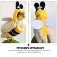 thumbnail image 4 of Disfraz de loro, ropa para animales pequeños, periquito, cacatúa, accesorio con diseño de abeja, 4 of 5