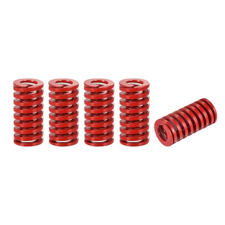 

Die Spring 5 Pack TM 20mm OD 40mm Spiral Stamping Medium Load Die Springs Red
