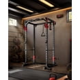 thumbnail image 5 of JoanKaren Power Rack with Dual Pulley System,2000LBS Capacity Home Gym Squat Cage for Strength Training,Includes Multiple Attachments, 5 of 9