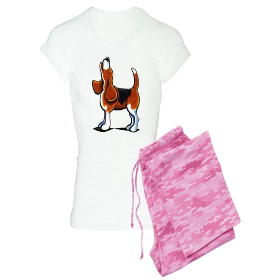 CafePress - Tricolor Beagle Bay Pajamas - Women's Light Pajamas