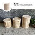 thumbnail image 3 of Adults Wood Stool 1Pcs for Adults Wooden Step Stool Beige Round Simple and Practical, 3 of 9