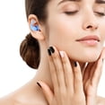 thumbnail image 3 of CSChome Bouchons d'Oreilles Réutilisables Bouchons d'Oreilles de Natation 1 Paire Silicone Étanche Lavable Réutilisable Réduction de Bruit Travail Étude Sommeil Natation Surf Sports Nautiques, 3 of 7
