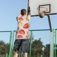 thumbnail image 5 of Naloa Strawberries Basketball Jersey Reversible Men's Mesh Athletic Sports Shirts Training Practice S-4XLLarge, 5 of 6