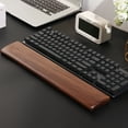 thumbnail image 3 of Wooden Keyboard Wrist Rest - Ergonomic, Comfortable, Anti-Slip | Support for Mechanical Keyboard & Mouse, All-Gender, 3 of 4