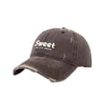 thumbnail image 3 of Krdevn Letter Embroidery Distressed Washed Kids Baseball Cap Adjustable Lightweight Outdoor Sun Hat for Toddler Boys Girls, 3 of 5