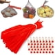 thumbnail image 1 of Pack Of 200 Mesh Produce Bags Reusable Mesh Bags Shopping Net Bags Egg Net Bag Fruit Net Bag For Egg Net Bags, Fruit, 1 of 5