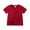 BG43_Wine, variant on Lumtrix Boys Short Sleeve T-Shirts Oversize Crew Neck Top for Chlid Trendy Solid Color Cotton Clothes for Girl Khaki 120