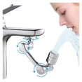 thumbnail image 4 of Rotatable Multifunctional Extension Faucet Aerator Swivel Robotic Arm Water Filter Sink Water Tap Bubbler Sink Fit ,Easy to Install, 4 of 7